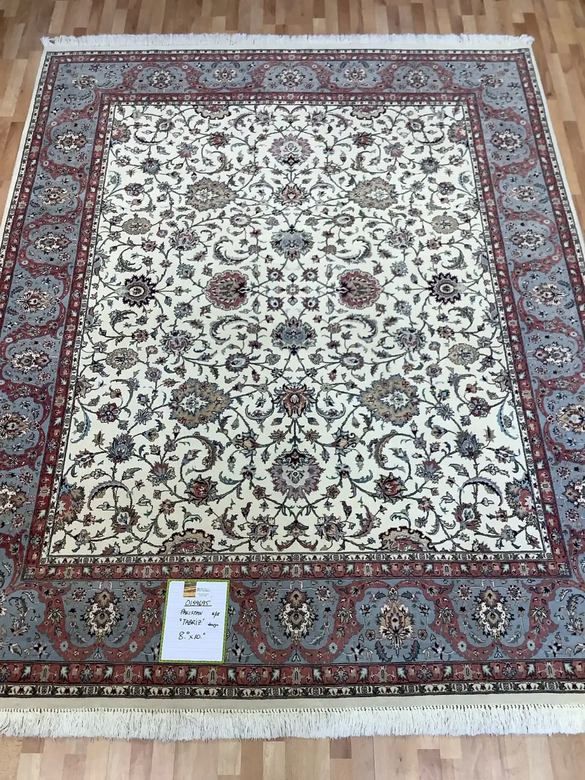Hand-knotted oriental rug at Oriental Rug Works in Keene, New Hampshire