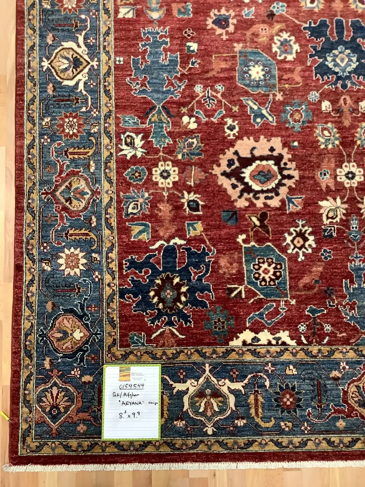 Rug at Oriental Rug Works in Keene, where the shop cleans rugs