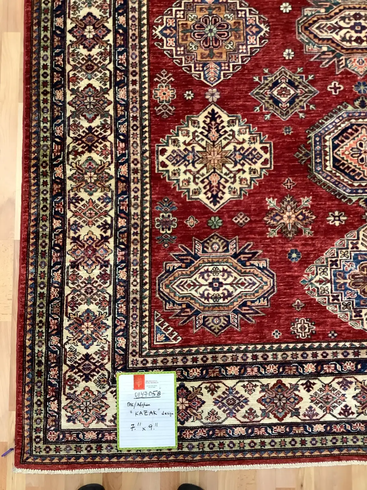 Rug at Oriental Rug Works in Keene, where rug pads are sold